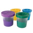 Creativity Street® No-Spill Paint Cups with Colored Lids