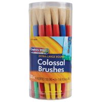 Creativity Street® Plastic Handle Brush Classroom Pack