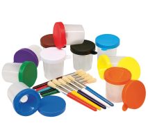 Creativity Street® Paint Cups & Brushes Set