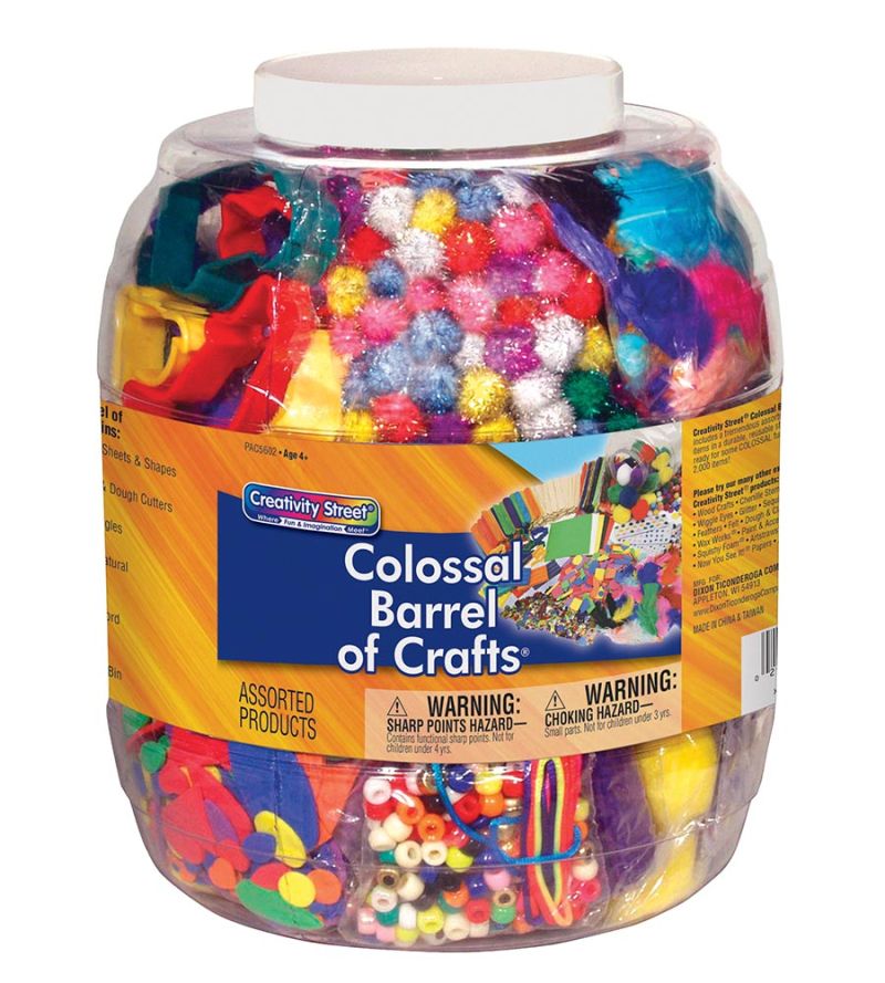 Creativity Street® Colossal Barrel of Crafts®