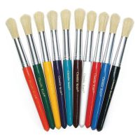 Creativity Street® Beginner Paint Brushes, Stubby Plastic Handle